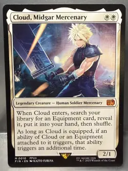 MTG / Cloud, Midgar Mercenary / FIN / #10 / Regular / Mythic - Image 1