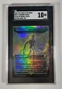 MTG - Fangorn Forest - SGC 10 GM Graded - Foil - LTC 0377 - Lord of the Rings - Image 1