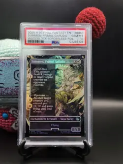 Summon: Primal Garuda - #360 - Borderless - Foil - Final Fantasy - FIN - PSA 10 - Image 1