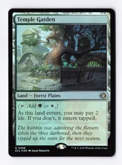 Temple Garden (Foil) 0268 (R) MTG Lorwyn Eclipsed (ECL) - Image 1