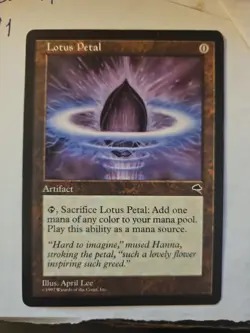 1997 MAGIC: THE GATHERING TEMPEST LOTUS PETAL - Image 1