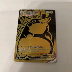 Pokemon TCG Lost Origin Pikachu VMAX Gold Hyper Rare Card TG29/TG30 - Image 1