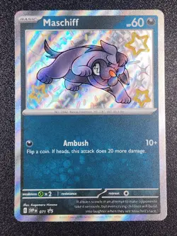 Maschiff 071 SVP071 SV: Black Star Promo Pokemon TCG NM/M - Image 1