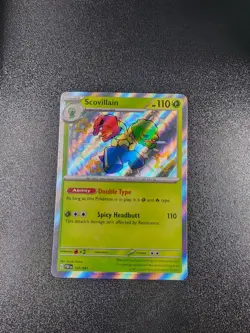 Scovillain 107/091 Paldean Fates Baby Shiny Rare Pokemon TCG NM/M - Image 1