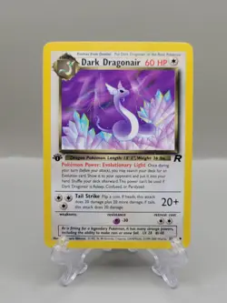 Pokemon 1st Edition Team Rocket Dark Dragonair Non Holo Rare #33/82 - Image 1