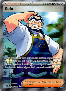 Kofu - 165/142 - Pokemon Stellar Crown Full Art Ultra Rare NM - Image 1