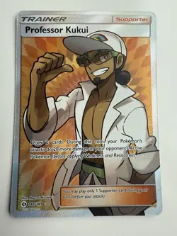 Pokemon TCG Professor Kukui Sun & Moon Base Set 148/149 Holo Full Art NM - Image 1