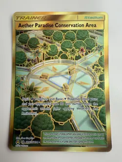 Pokemon TCG Aether Paradise Conservation Area Hidden Fates SV87/SV94 Holo Secret - Image 1
