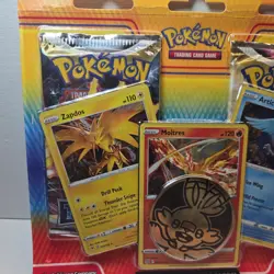 NEW SEALED Pokemon TCG: Enhanced 2-Pack Blister Pack Articuno, Zapdos, & Moltres - Image 2