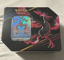 Factory Sealed Pokemon Tcg Galarian Moltres Tin Mint 5 Packs Crown Zenith promo - Image 1