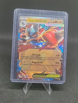 Pokemon TCG Mega Lucario Ex Black Star Promo 012 Ultra Rare NM - Image 1