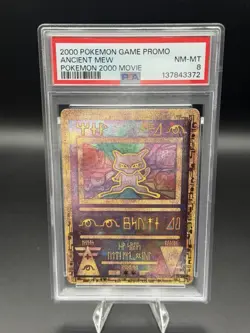 Pokemon TCG 2000 Ancient Mew Holo Movie Promo NM-MT PSA 8 - Image 1