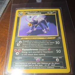 Pokemon TCG Houndoom 23/75 Neo Discovery Rare Regular 2001 The Pokemon Company - Image 2