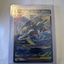 Mega Sharpedo ex 127/094 Special Illustration SIR Pokemon Phantasmal Flames - Image 1