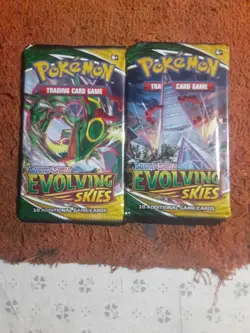 Nintendo Pokemon TCG Sword & Shield Evolving Skies Booster Pack Of 2 - Image 1