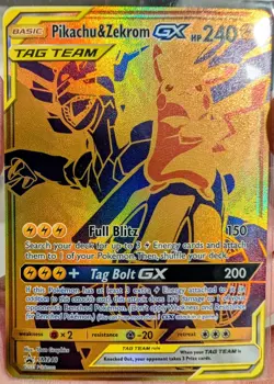 Pokemon TCG Pikachu & Zekrom GX Sun & Moon SM248 Holo Promo - Image 1