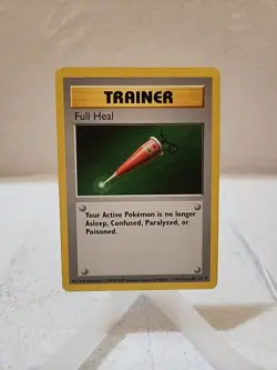 Pokemon Full Heal 082/102 Base Set (Shadowless) Regular - Image 1