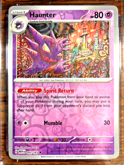 Haunter Reverse Holo #093 - CGC MINT 9 - 2023 Scarlet & Violet 151 - Pokemon TCG - Image 2