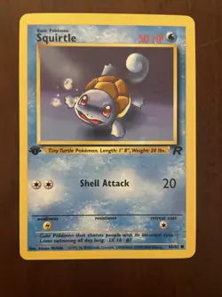 Pokemon Squirtle 1st Edition Team Rockets Series 68/82 - Image 1