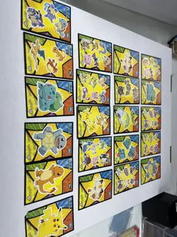 Pokemon The First Movie Stickers Lot Of 21 Total - Image 1