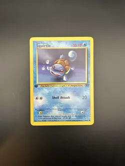 Squirtle 68/82 Vintage Pokemon 1999-2000 Team Rocket 1st Edition - LP - Image 1