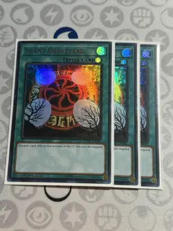 3x Silent Graveyard - DUDE-EN042 - Ultra Rare (NM) - Yugioh Playset - Image 1