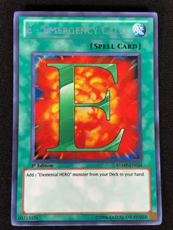 Yugioh E-Emergency Call RYMP-EN024 1st Secret (NM) - Image 1