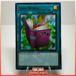 Yugioh Toon World LDS1-EN068 Ultra Rare 1st Ed PURPLE NM - Image 1