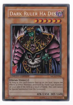 Yu-Gi-Oh - Dark Ruler Ha Des - MC1-EN006 - Secret Rare - Image 1