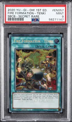 2020 YU-GI-OH! SPEED DUEL: BATTLE CITY BOX #EN057 FIRE FORMATION TENKI PSA 9 - Image 1