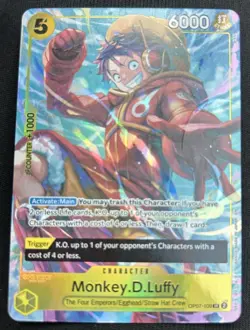Monkey D. Luffy RARE PROMO EGGHEAD ALTERNATIVE ALT ART OP07-109 ONE PIECE TCG NM - Image 1