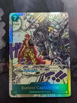 One Piece TCG ST02-013 Eustass “Captain” Kid SR Worst Generation Starter Deck - Image 1