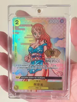 IN STOCK One Piece Chinese Card Game 2nd Anniversary Nami OP06 101 R Alt Art - Image 1