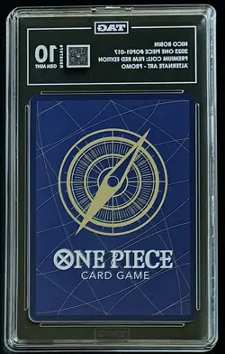 TAG 10 One Piece OP01-017 R Nico Robin - ENG - Foil - Film Red - Graded - Image 2