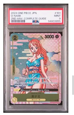 PSA9 2024 ONE PIECE JAPANESE PROMOS 101 O-NAMI ONE PIECE CARD GAME - Image 1