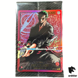 [SEALED] Roronoa Zoro L OP01-001 [Gold Text LECAFIG PAR] ONE PIECE Japan - Image 2