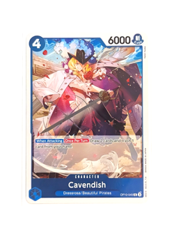 Cavendish OP10-045 Rare ONE PIECE TCG OP10 Royal Blood ENGLISH NM/M - Image 1