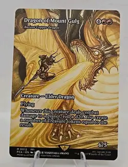 Dragon of Mount Gulg - Ancient Copper Dragon (Showcase) MTG Final Fantasy - Image 1