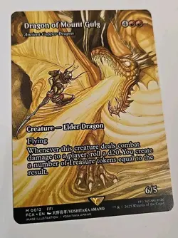 Dragon of Mount Gulg - Ancient Copper Dragon (Showcase) MTG Final Fantasy - Image 3