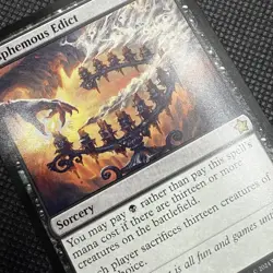 MTG - Blasphemous Edict - Foundations - NM Rare - #0057 - Image 2