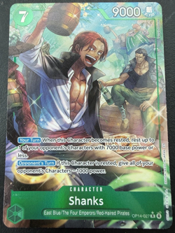 Shanks (Alternate Alt Art) OP14-027 R THE AZURE SEA'S SEVEN English - Image 1