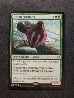 Ohran Frostfang #33 REG Commander 2019 LP Rare MTG Magic The Gathering - Image 1