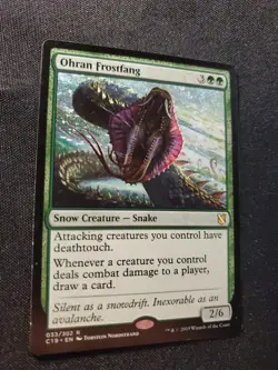 Ohran Frostfang #33 REG Commander 2019 LP Rare MTG Magic The Gathering - Image 2