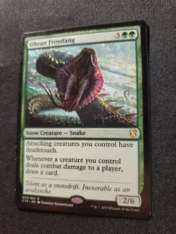 Ohran Frostfang #33 REG Commander 2019 LP Rare MTG Magic The Gathering - Image 3