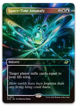 Space-Time Anomaly (Borderless) #315 (Foil) NM Edge of Eternities EOE Magic MTG - Image 1
