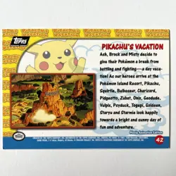 Nintendo Topps Pokemon Cards Pikachu's Vacation TV Animation 1999 - You Choose - Image 5