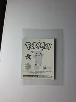 1999 #S34 Nurse Joy Glitter Holo Pokemon Series 1 Sticker Topps Merlin Nintendo - Image 2