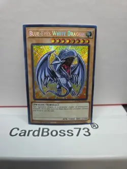 Blue-Eyes White Dragon BLMM-EN001 Battles of Legend: Monster Mayhem 1st Edition - Image 2