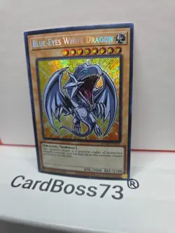 Blue-Eyes White Dragon BLMM-EN001 Battles of Legend: Monster Mayhem 1st Edition - Image 4