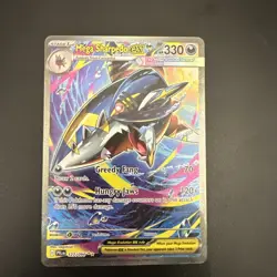 Mega Sharpedo ex 127/094 Special Illustration SIR Pokemon Phantasmal Flames NM - Image 4